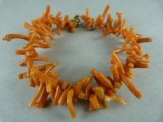 Coral branch bracelet