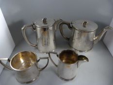 A Silver plate coffee and tea Service by Walker and Hall Sheffield