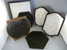 Six Vintage Jewellery display pads