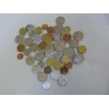 A quantity of various coins