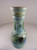 A Studio Pottery vase with signature to base - unreadable