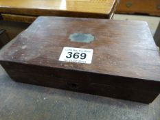 An oak trinket box