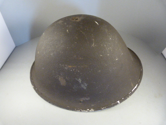 Two tin military helmets - Image 4 of 5
