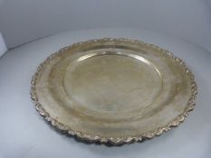 An Egyptian hallmarked silver Tray - hallmarked to back - total weight