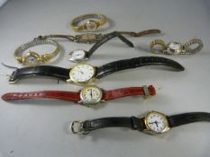 Eight watches to include Art Deco style ladies cocktail watch