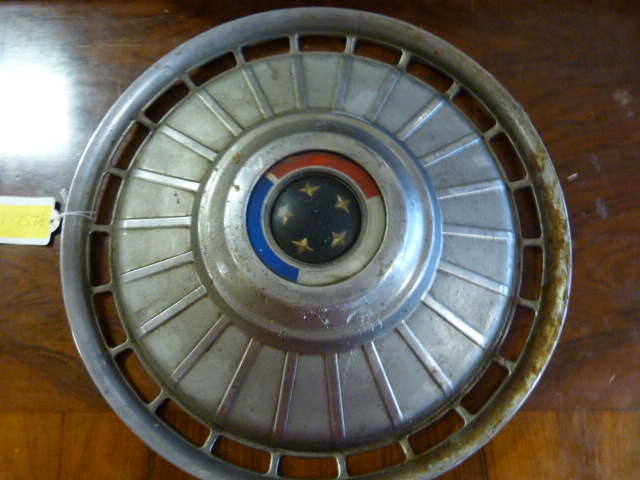 A Set of four Hub Caps from a Ford Zodiac/Corsair 1 missing the badge - 14 inch diameter