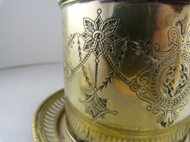A Silverplated Tobacco jar made by Henry Wilkinson & Co. - Image 3 of 4