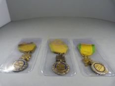 Three French WW1 medals (Medaille Militaire)