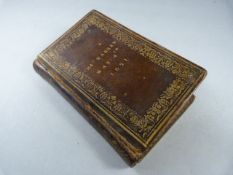 A Miniature Leather Bound book - The Art of Angling Cha's Warren May 4th 1821