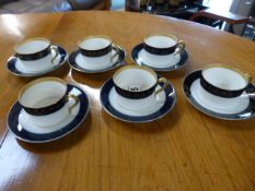 A part tea service with marks to bottom 'Australia'