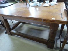 Oak Panelled dining table