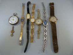 Collection of mostly ladies watches (A/F) to include a Page, Rotary etc 7 in total