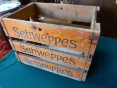 Original Orange Schweppes crate