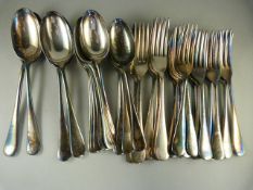 A quantity of silverplates cutlery by Walker and Hall