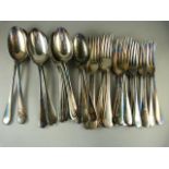 A quantity of silverplates cutlery by Walker and Hall