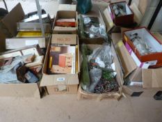 Large quantity of Model railway ephemera, to include Buildings, trees and track