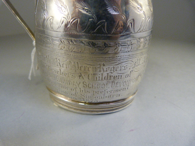 Georgian silver cream jug London 1797 - weight 89.1g - Image 2 of 3