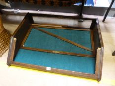 Oak Display case - in need of restoration A/F