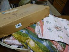 Quantity of Victorian? fabric etc