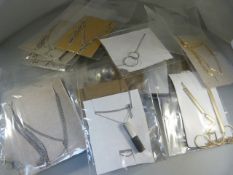 Quantity of various costume jewellery in bags