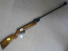 .22 Air Rifle with oak stock A/F