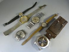 Six various gentlemans watches