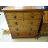 Mahogany chest of 5 drawers