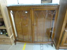 1930's Glass fronted display cabinet