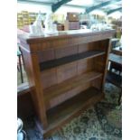 Mahogany freestanding bookcase