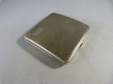 Birmingham Hallmarked silver compact inscribed 'Vogue' maker B H & M - c1930s