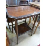 Small mahogany occasional table