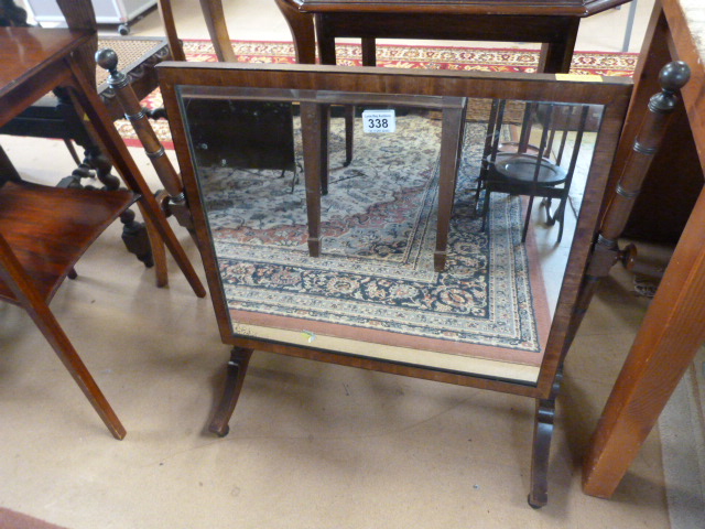 A large Edwardian bedroom mirror - Image 3 of 3