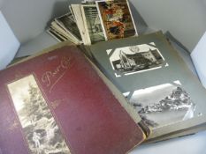 Quantity of various postcards - two albums and some loose