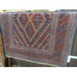 A Tribal Gazak Rug 107 x 130