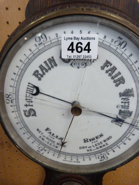A good example of an oak barometer dated 1934 - Bild 5 aus 5