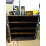 Four Tier victorian oak bookshelf