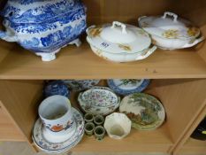 A Collection of collectible china to include - Copeland Spode, Mintons, Beswick, Royal Doulton,