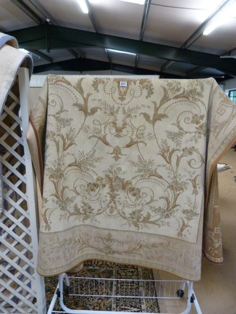 A beige ground Laura Ashley Rug