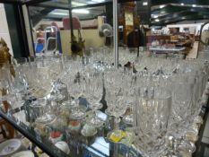Part suite of various glassware