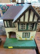 Dolls House and fittings in box