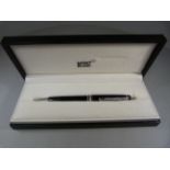 Mont Blanc ballpoint pen with original boxes and Mont Blanc service guide