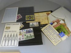 Small collection of Mint stamps - British Cathedrals and The Silver Jubilee (the Queens Accession