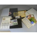 Small collection of Mint stamps - British Cathedrals and The Silver Jubilee (the Queens Accession