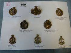 Various Victorian and WW1 Engineer cap badges - also to include Voluntary Medical Badges