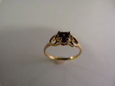 Amethyst Ring set in 10ct Gold