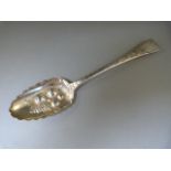 London Hallmarked silver grape spoon c.1800 total weight 64.4g