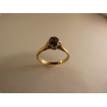 18ct Gold Diamond Solitaire ring