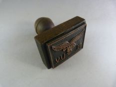 WW2 Luftwaffe square wax seal