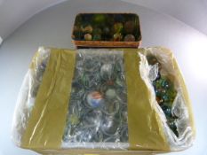 Large quantity of loose marbles etc