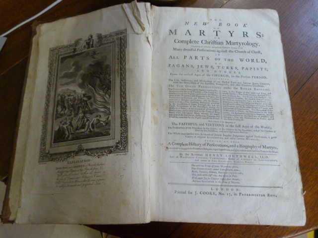 Antiquarian book - The New Book of Martyrs - Image 4 of 6